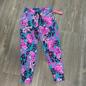 Lilly Pulitzer Island Jogger NWT Size Medium Blue Rhapsody Orchid You Not